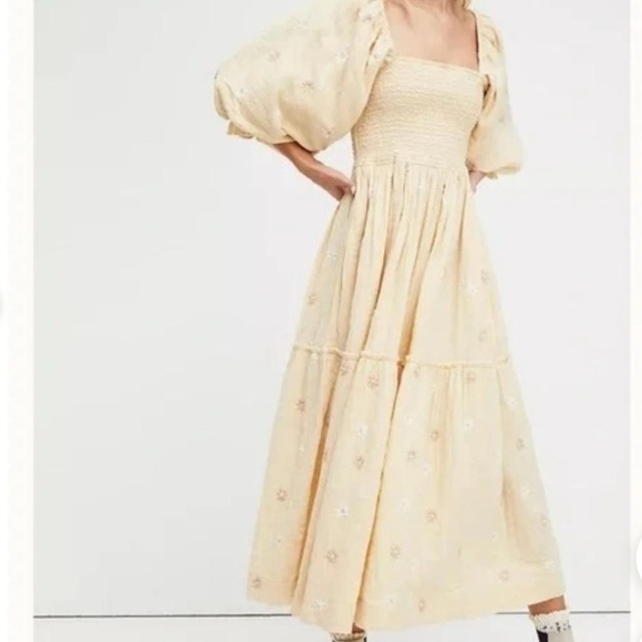 Free People Dresses & Skirts - Free People yellow Maxi Dress